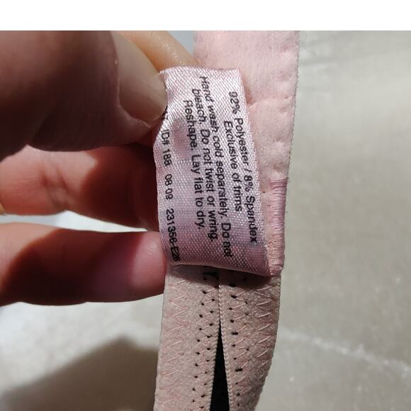 Vintage Victoria Secret Sz 36B Sexy Little Things Black Pink Bow Balconette Bra - Picture 4 of 7